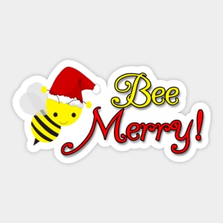 Bee Merry Sticker